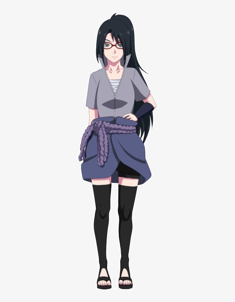 Older Sarada With Sasuke's Shippuden Outfit - Imágenes De Sarada Uchiha, transparent png #2416656