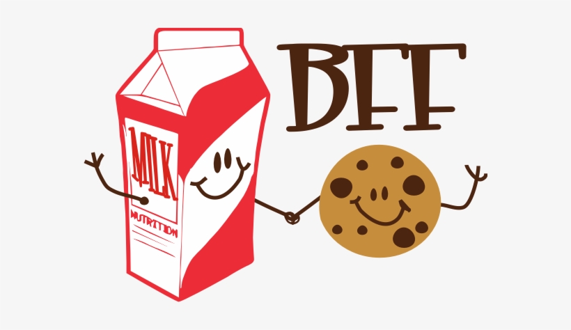 Best Friend Ban - Cookie And Milk Bff, transparent png #2417198