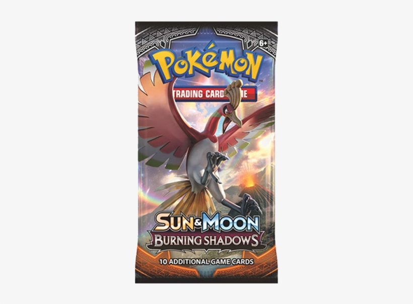 Pokemon Burning Shadows Booster Pack, transparent png #2417230