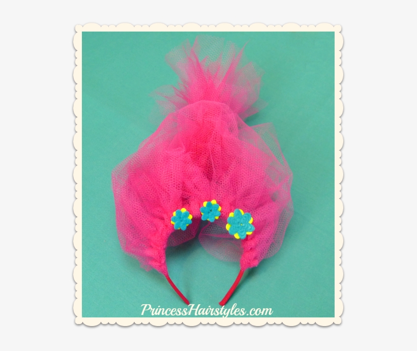 Trolls Hair Video Tutorial - Trolls Headband, transparent png #2417272