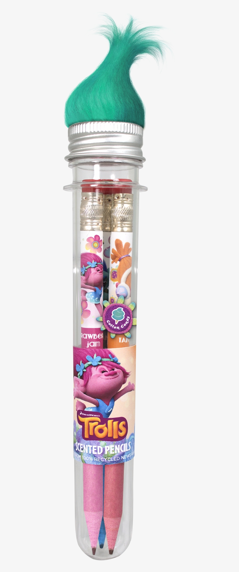 Dreamworks Trolls Smencils In Gift Tubes - Water Bottle, transparent png #2417304