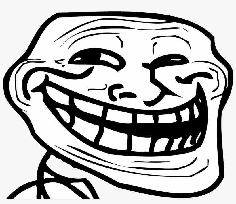 Troll Face Meme Girl, HD Png Download, png download, transparent png image