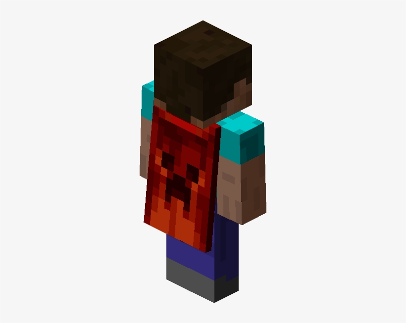 But Instead Of The Creeper Face, It Will Be A Cookie - Skins In Minecraft With Capes, transparent png #2418154