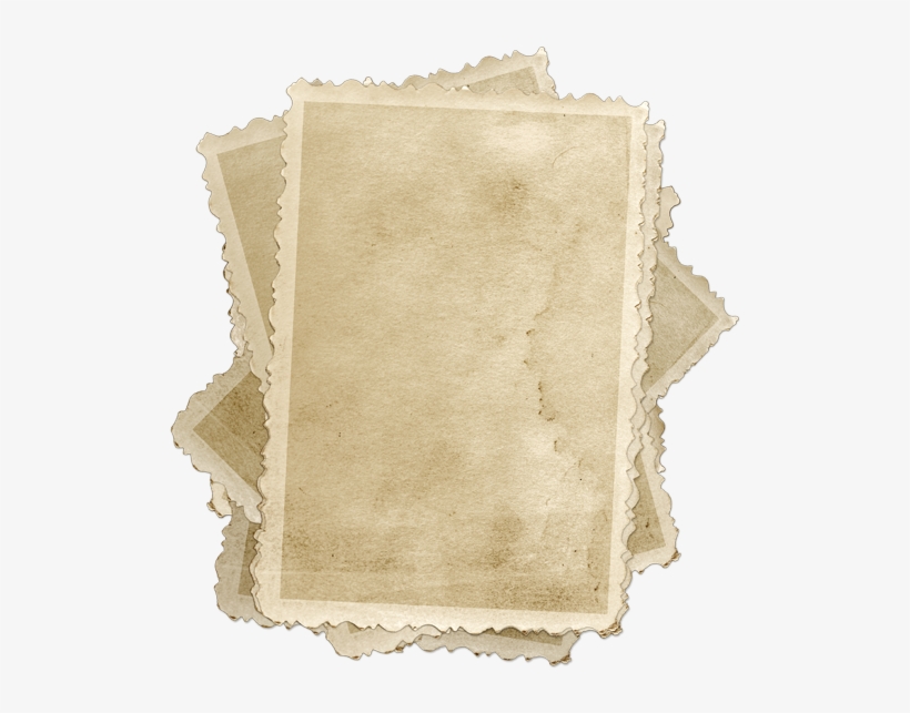 Stack Of Old Blank Photographs - Old Photo Blank, transparent png #2418179