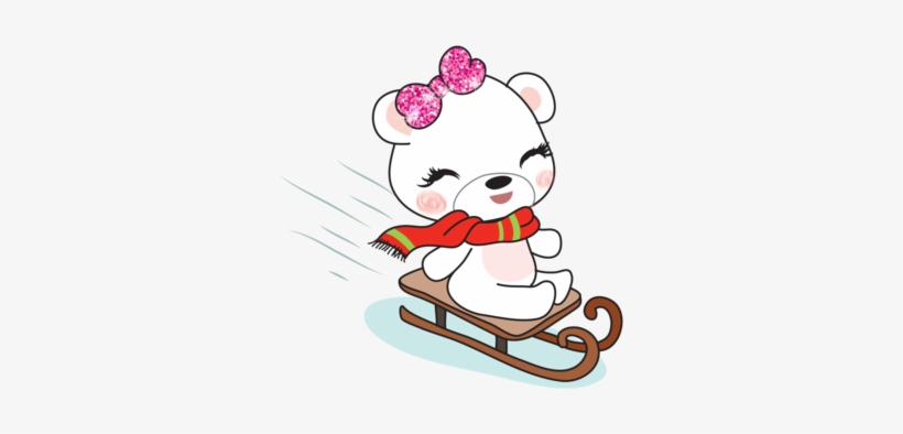 Boo Bear Sled - Design, transparent png #2418542