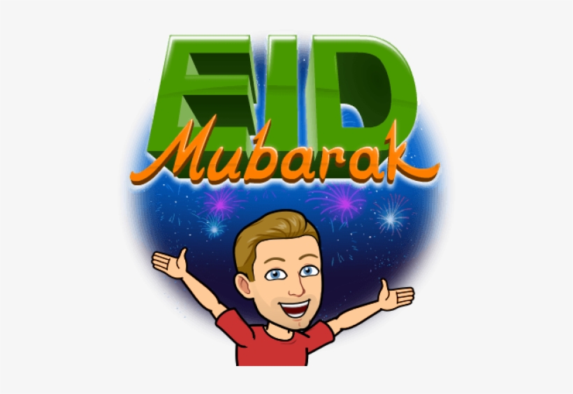 Users Can Adorn Their Snaps With All Manner Of Stickers - Eid Mubarak Saying In Cartoon, transparent png #2418731