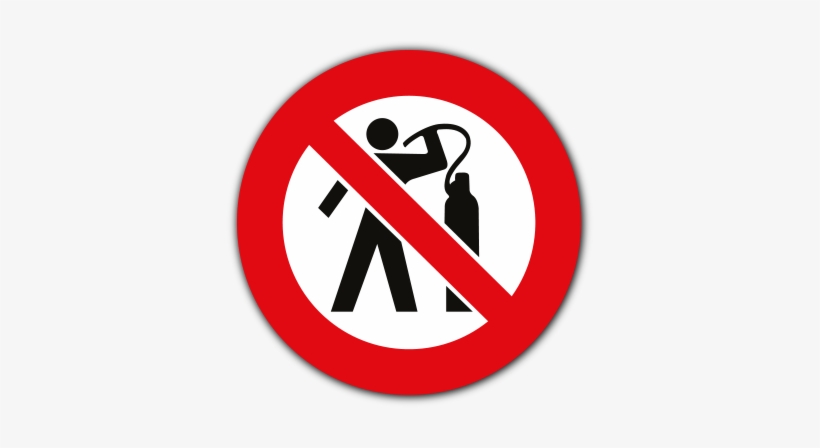 Use Of Compressed Air To Dust Body Prohibited Safety - Do Not Use Compressed Air For Cleaning, transparent png #2418915