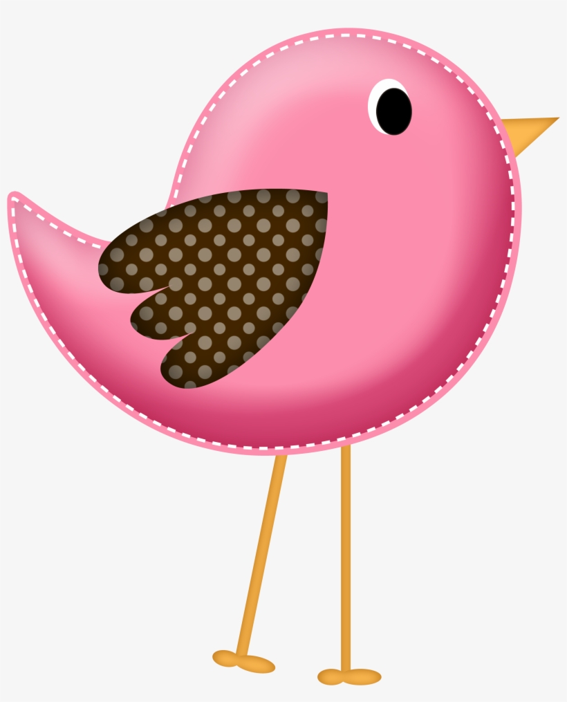 Photo By @daniellemoraesfalcao - Cute Pink Bird Clipart, transparent png #2419014