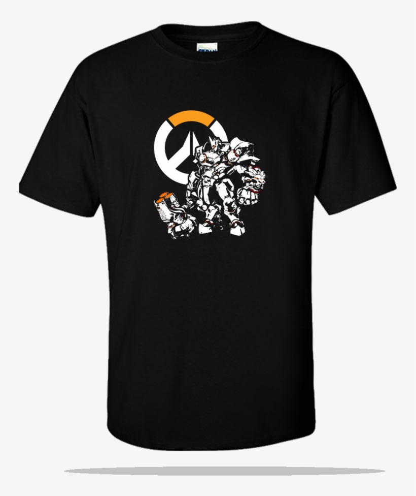 Overwatch Reinhardt Unisex Tee - Mustang Horse School Shirts, transparent png #2419015