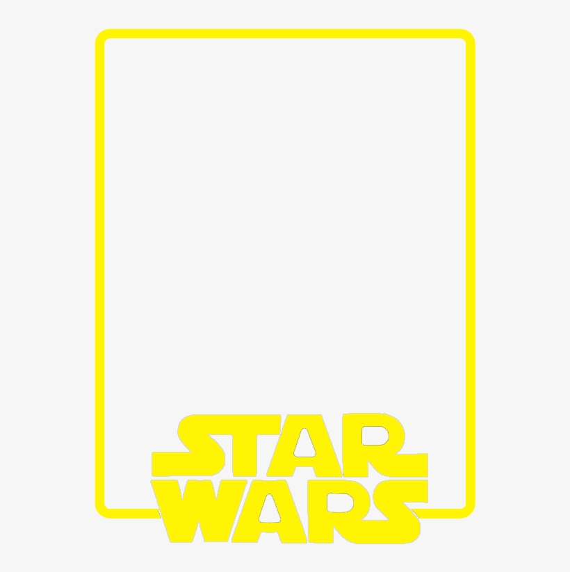 4x6 Star Wars Photo Overlay Logo On Bottom - Star Wars, transparent png #2419088