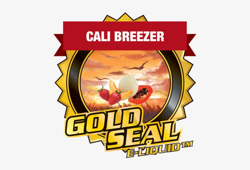 Cali Breezer 50/50 By Gold Seal *sale* - Gold Seal Ejuice, transparent png #2419375