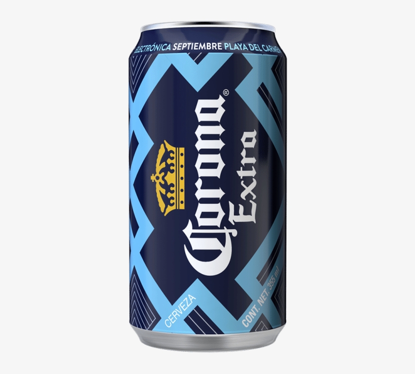 Corona Elements Trae La Fiesta A Playa Del Carmen - Corona Extra Navy Blue Beach Towel, transparent png #2419761