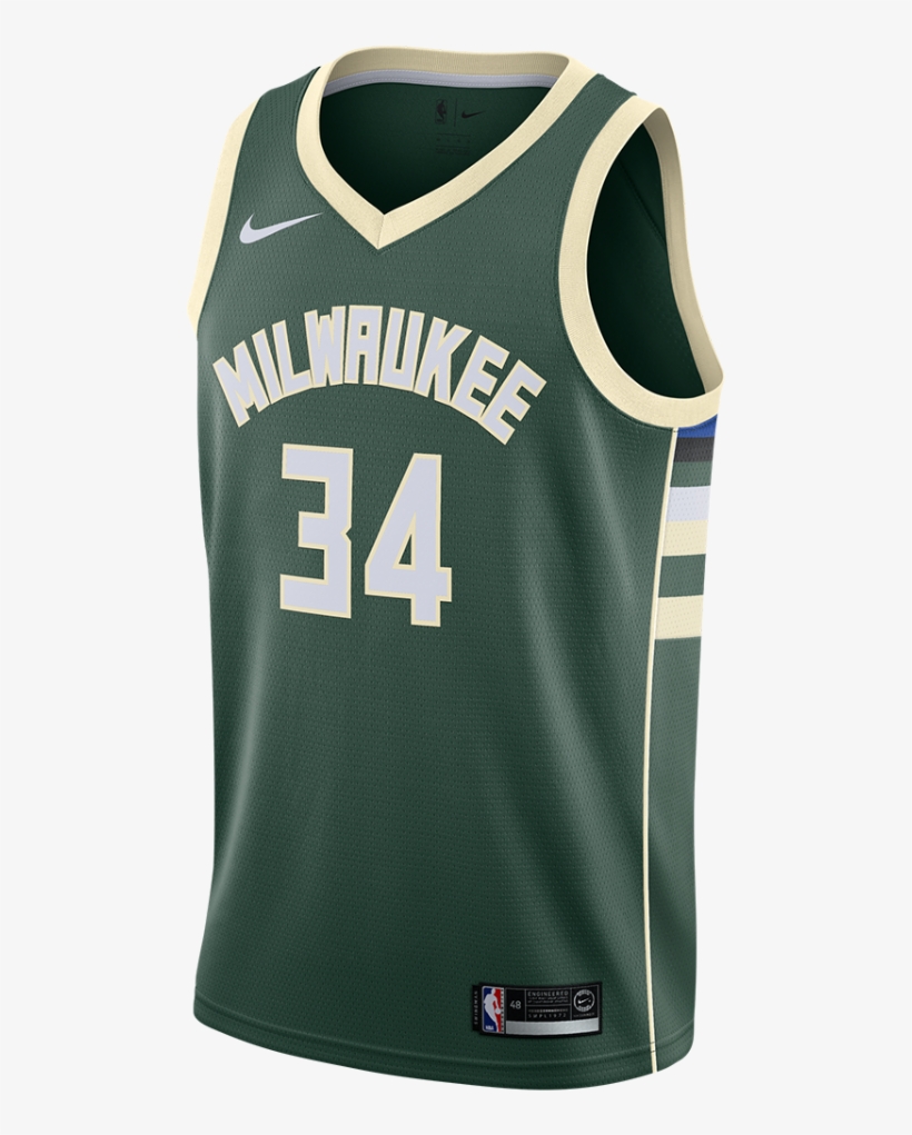 Nike Nba Icon Edition Swingman Jersey - Eric Bledsoe Bucks Jersey, transparent png #2419872