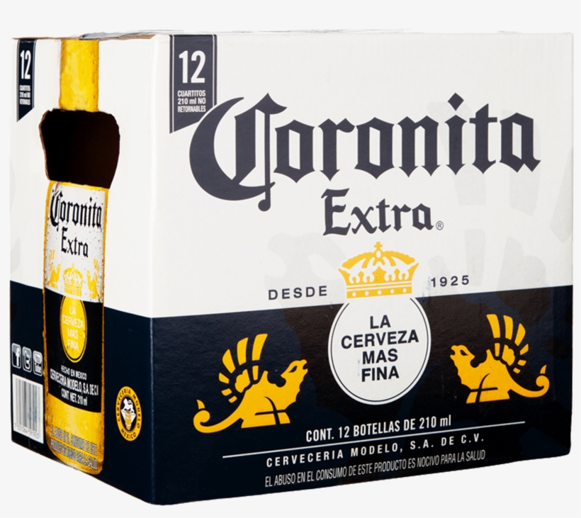 Coronita Beer 210ml 12 Case - Corona 12 Pack 12 Oz Bottle, transparent png #2420057
