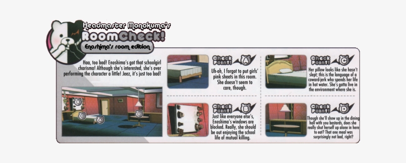 Junko Dorm Room Art Book - Danganronpa V3 Dorm Rooms, transparent png #2420061