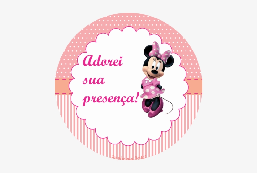 Saia Para Cupcake - Roommates Mickey & Friends - Minnie Bow-tique Peel, transparent png #2420201