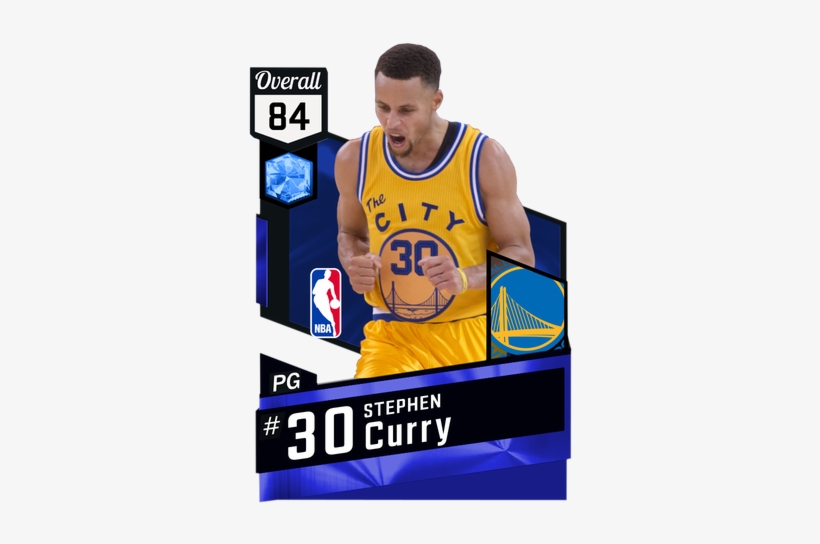 84 Overall - - Stephen Curry Autographed Warriors The City Jersey, transparent png #2420416
