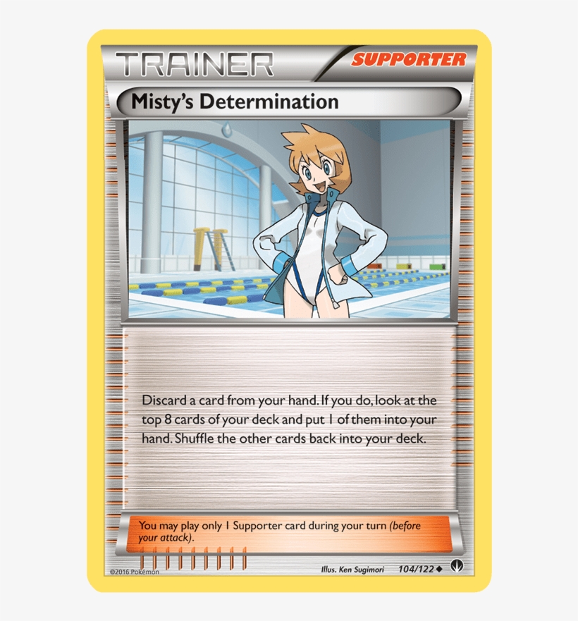 An All Night Party For Breakpoint - Misty's Determination Full Art, transparent png #2421177