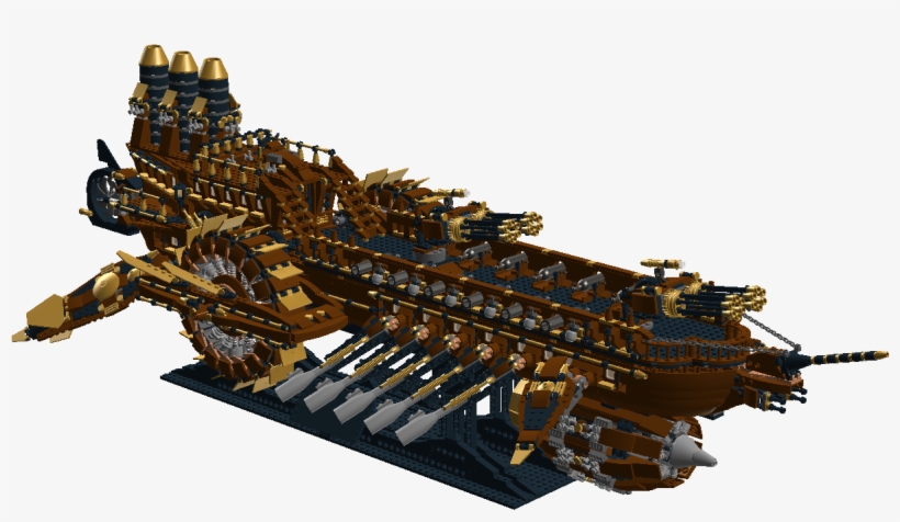 1 / - Steampunk Battleship, transparent png #2421282