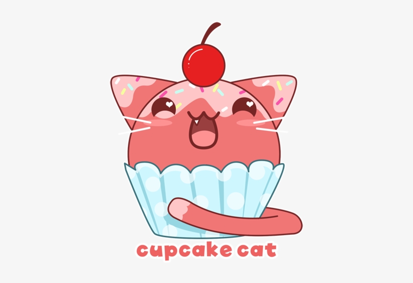 Kawaii Cupcake Cat, transparent png #2421308