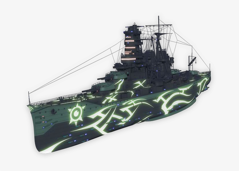 Kirishima2 S2 - World Of Warships Arpeggio Of Blue Steel Ships, transparent png #2421333
