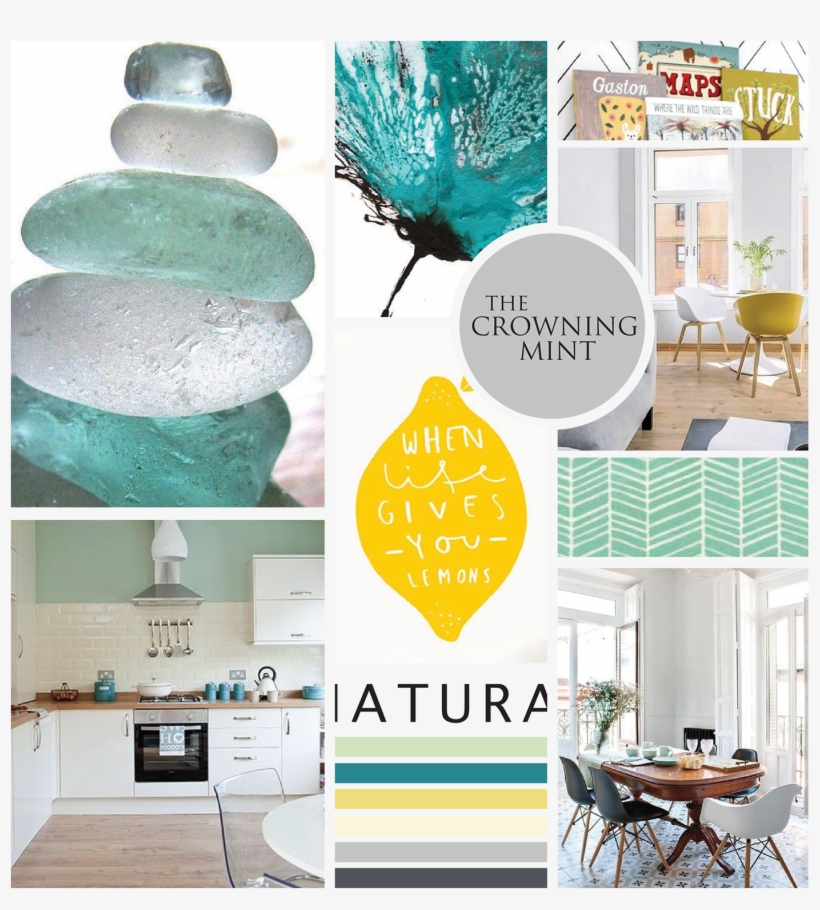 The Crowning Mint Styleboard - Hot Pink Herringbone Mouse Pad, transparent png #2421705