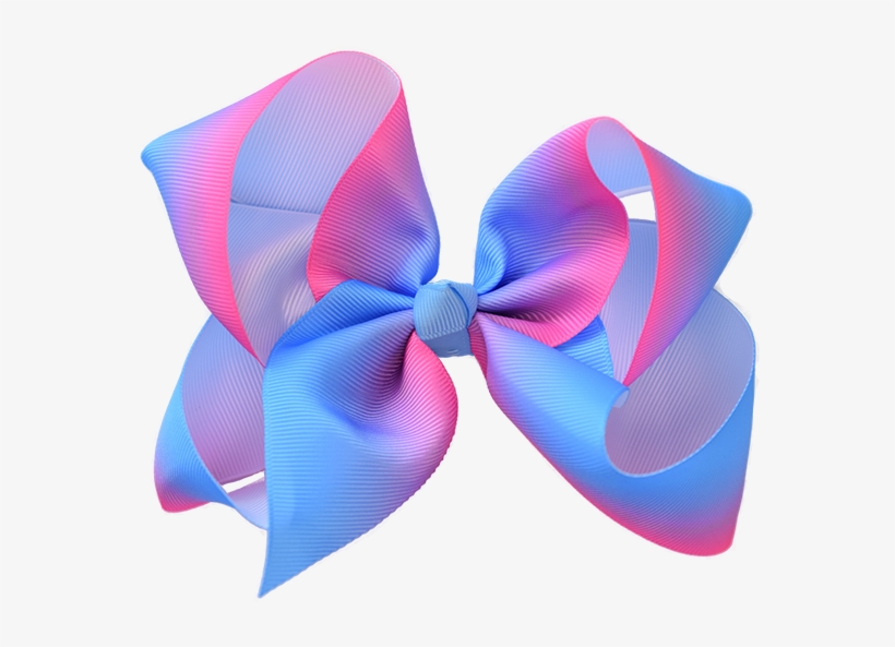 Ombre Grosgrain Hair Bow Xl - Hair Bow Png Transparent, transparent png #2421825