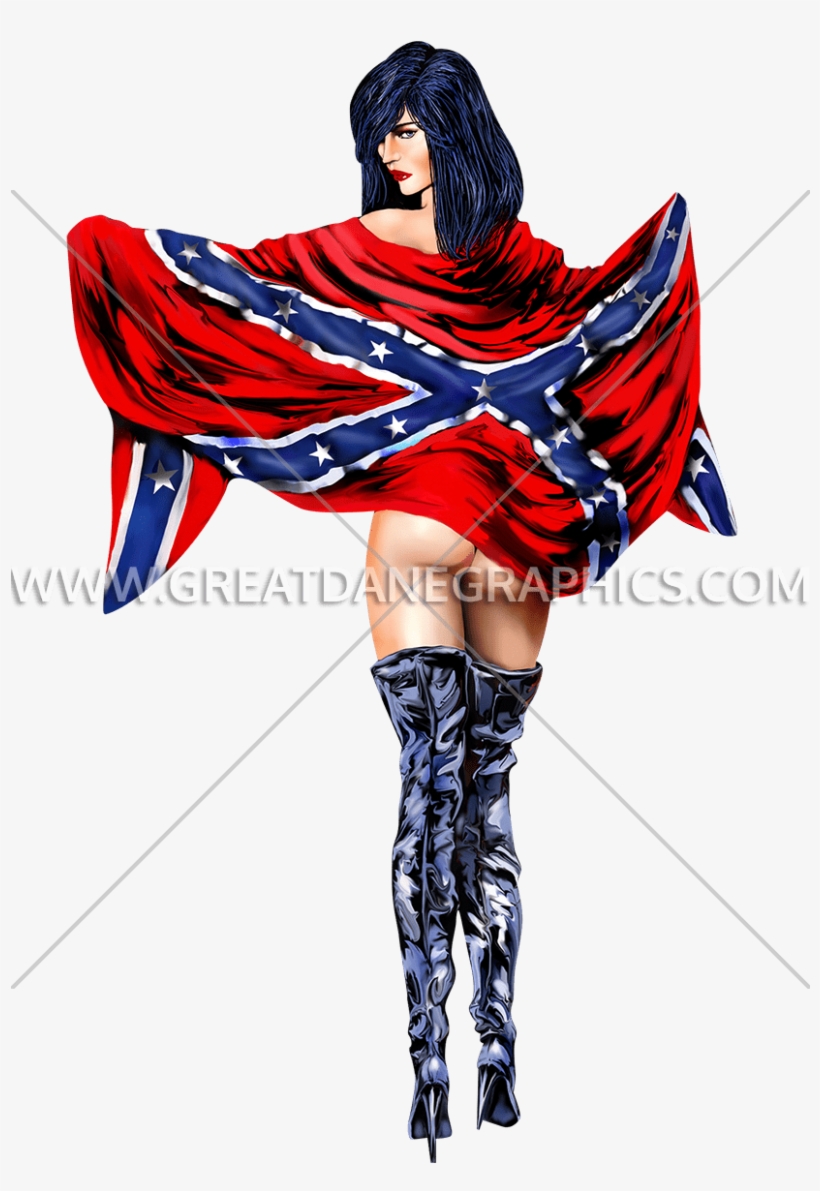 Confederate Girl Shirt, transparent png #2421926
