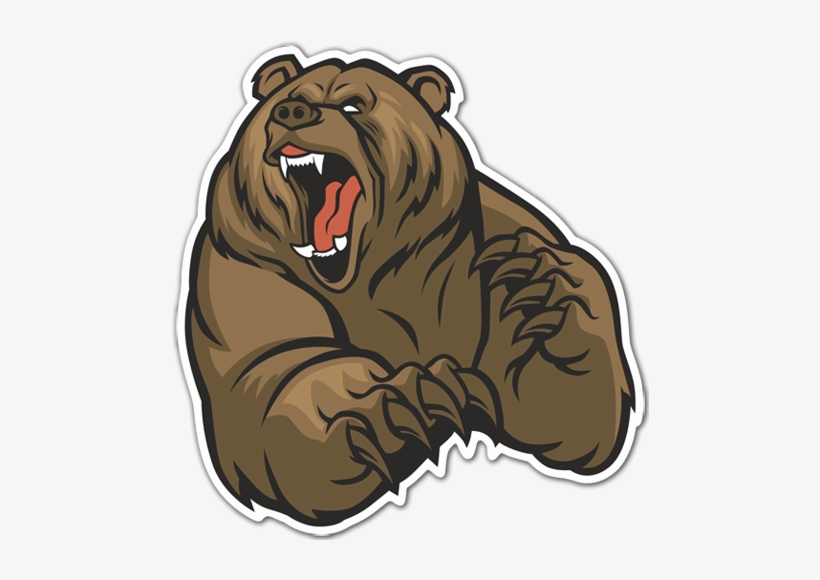 Car & Motorbike Stickers - Desenhos De Urso Pardo, transparent png #2422140