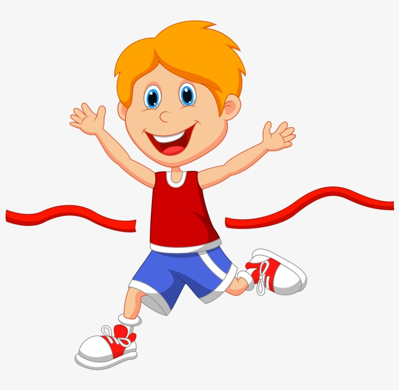 Walking Clipart Family Outing - Boy Ran, transparent png #2422974