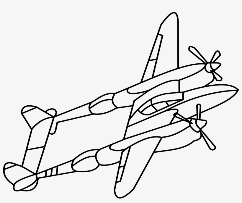 This Free Icons Png Design Of P38 Fighter Plane Ww2, transparent png #2423594