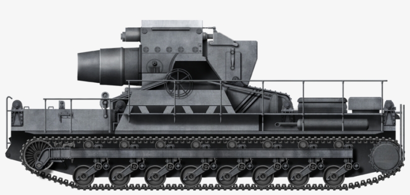 Drawn Tank Ww2 Gun - German Artillery Tank Ww2, transparent png #2423777