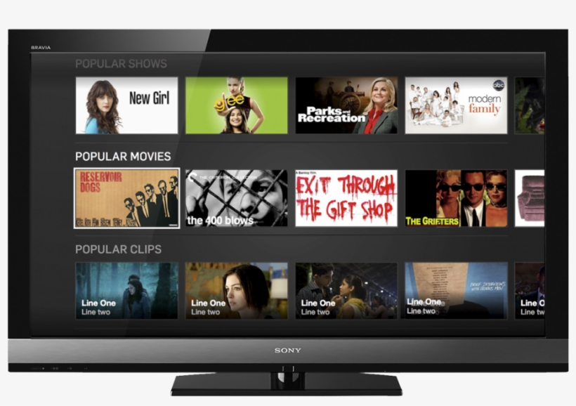 Hulu Tv Mock Up 1 Clear - Banksy-exit Through The Gift Blu-ray, transparent png #2424121