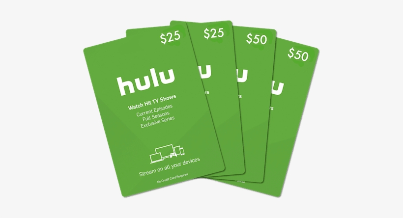 Hulu - 25$ Hulu Gift Card, transparent png #2424146