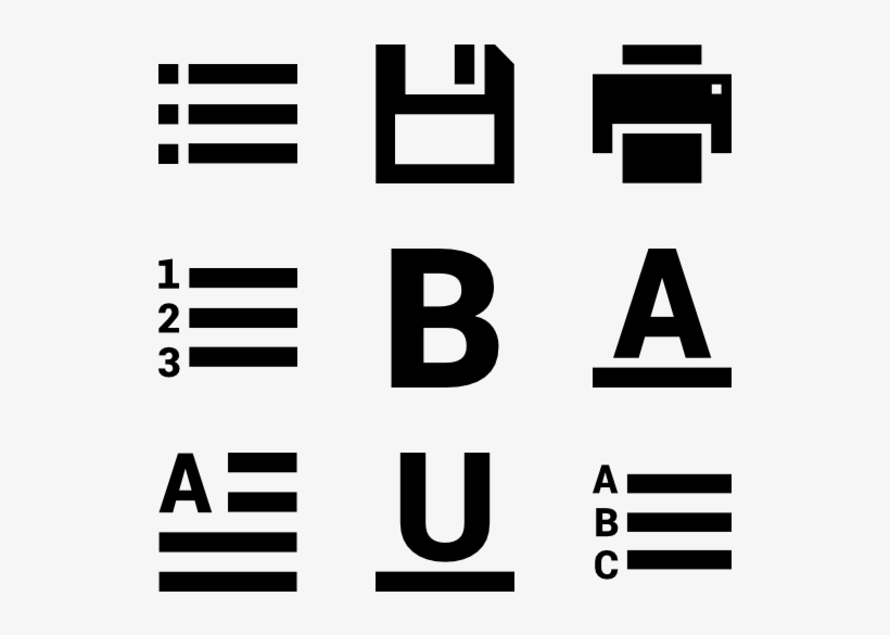 Text Editor 30 Icons - Text Icon, transparent png #2425129