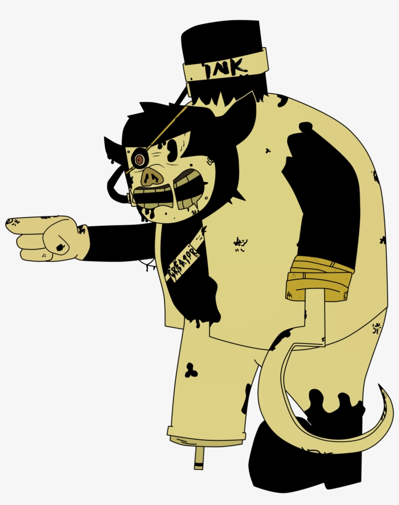 Butcher Bart - Bendy And The Ink Machine Butcher Bart, transparent png #2425438