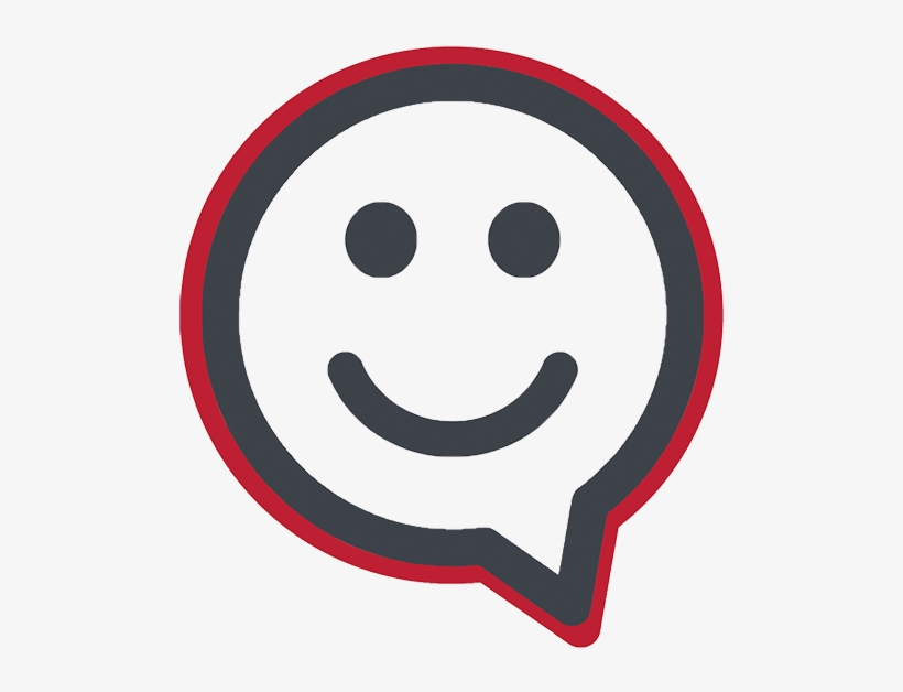 Smiley Face Inside Of A Speech Bubble - Font Awesome Smile, transparent png #2426501