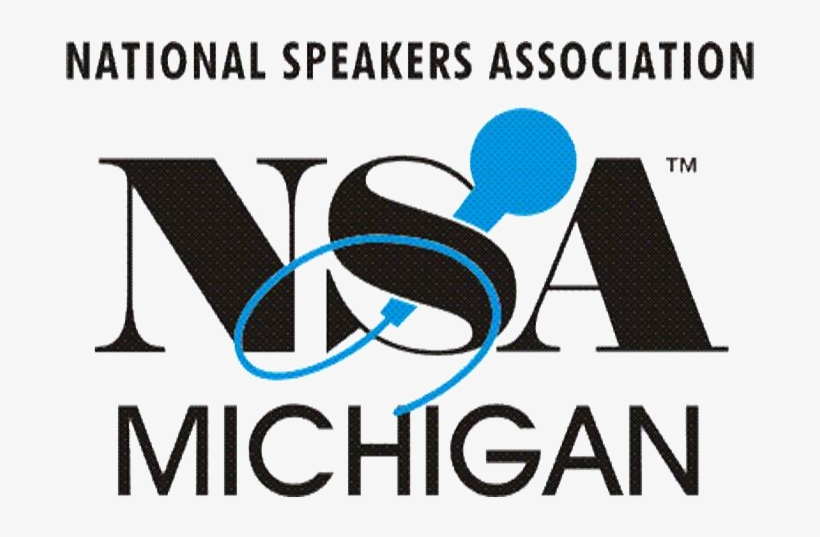 Nsa-mi Logo Color On Transparent Background - National Speakers Association, transparent png #2426589