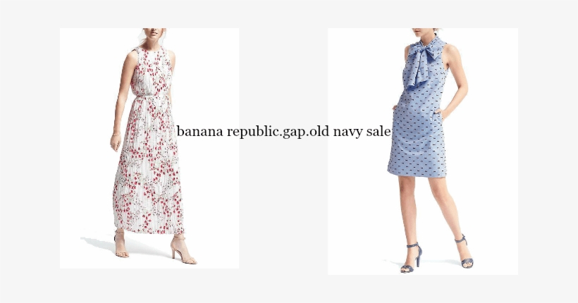 The Banana Republic, Gap, And Old Navy Sale - Dress, transparent png #2427305