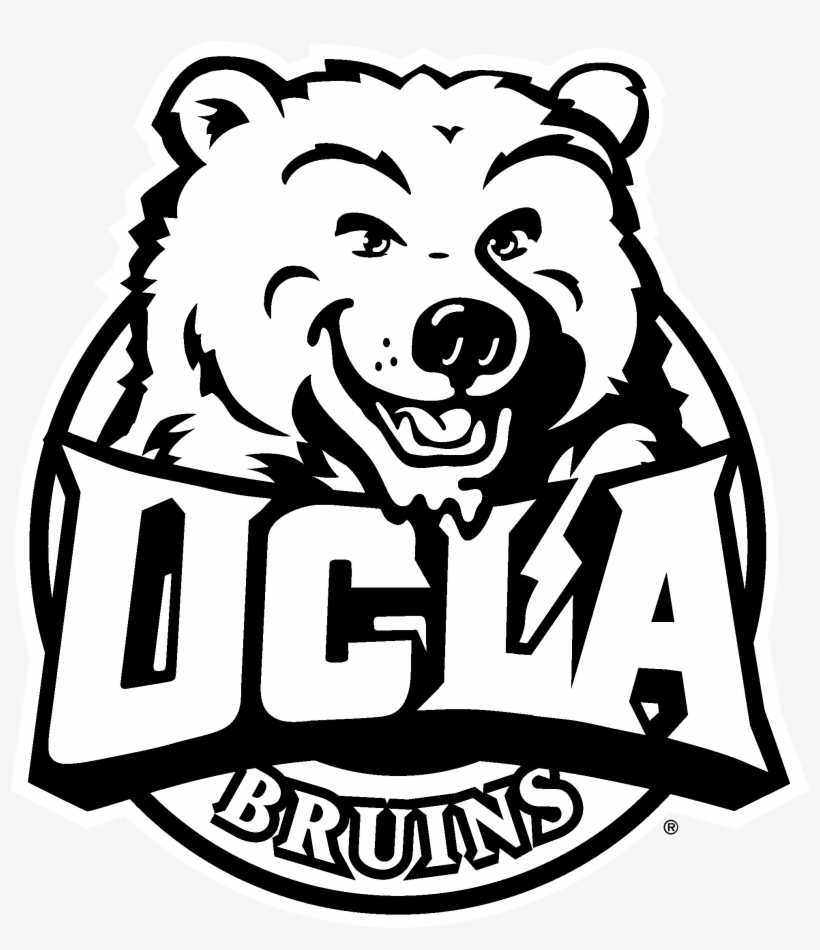 Ucla Bruins Logo Black And White, transparent png #2427758
