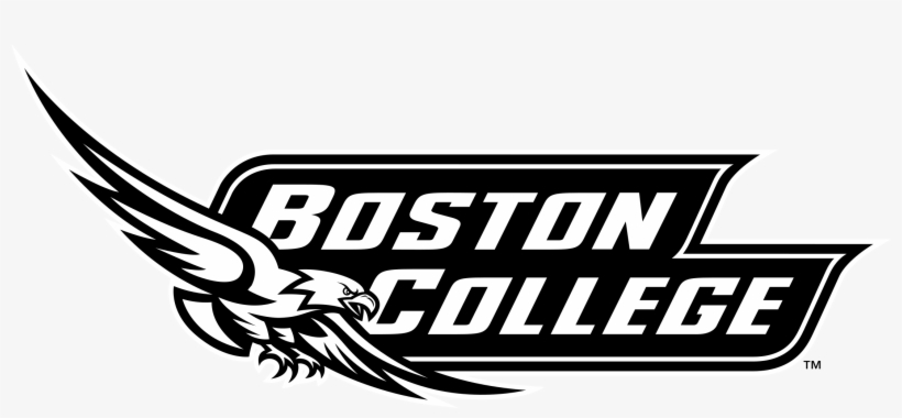 Boston College Eagles Logo Png Transparent - Boston College Logo Black And White, transparent png #2427921