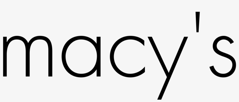Macy's Logo Black And White - Macy's White Logo Vector File, transparent png #2428461