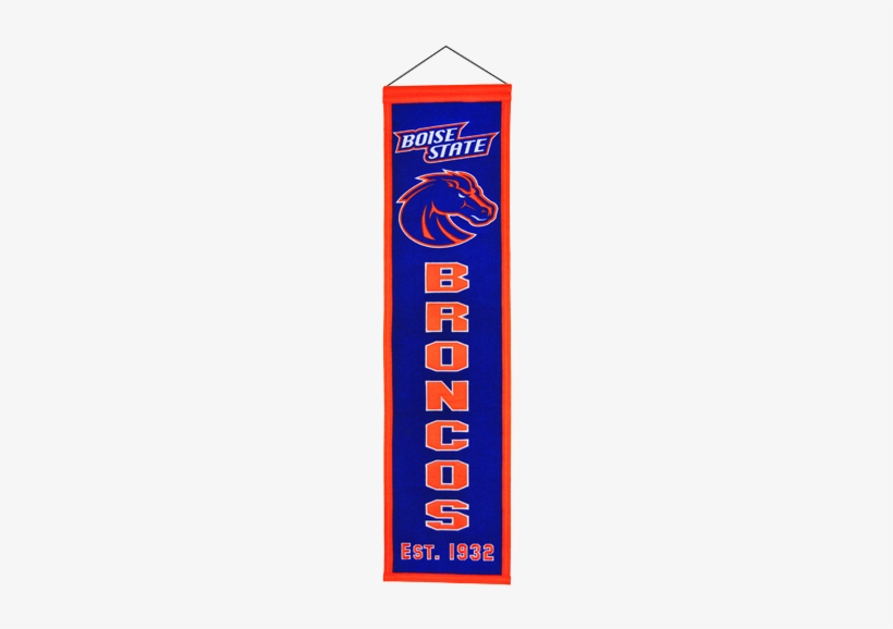 Boise State Broncos Vertical Banner - Ncaa Boise State Broncos Wool Heritage Banner (1), transparent png #2429300