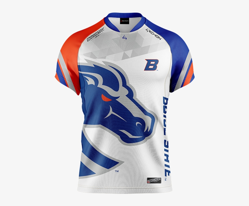 2018 Boise State Team Jersey - Boise State Broncos Logo Decal - 4.5 Inch X 3.5 Inch, transparent png #2429423