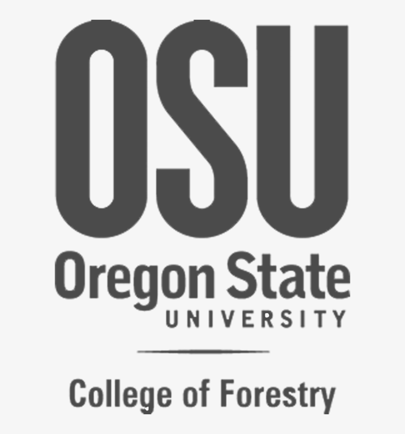 Oregon State University Forestry Logo Grey - Osu College, transparent png #2429968