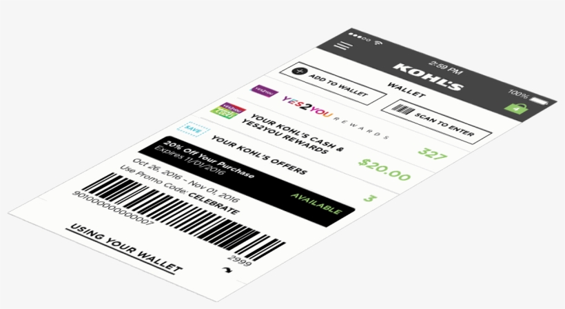 Kohl's Yes2you Rewards Members - Label, transparent png #2430622