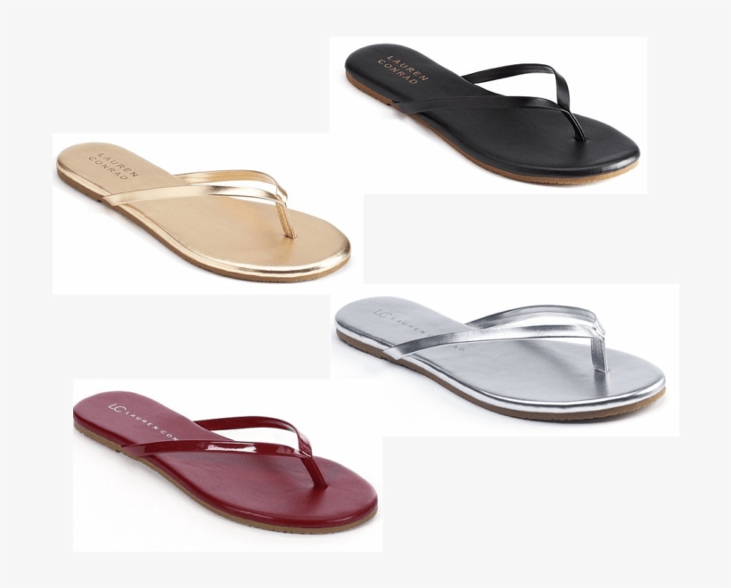 Get Summer Ready With These Lc Lauren Conrad Women's - Lc Lauren Conrad Flip Flops Size 6, Size 7, Wine, Sky, transparent png #2430791