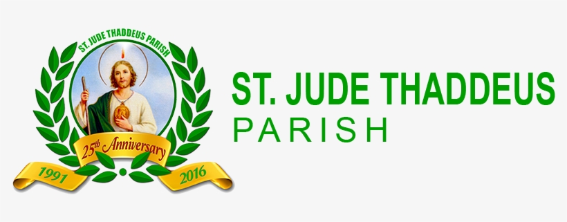 St Jude Logo 25th Horizontal - St Jude Parish Logo, transparent png #2431012