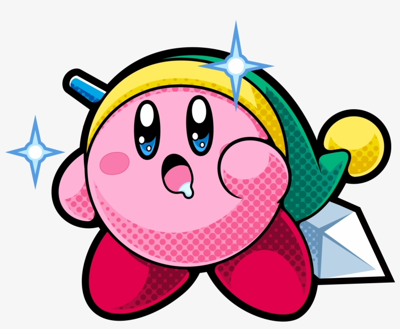 Kirby Clipart Sword - Kirby Battle Royale Sword, transparent png #2431762