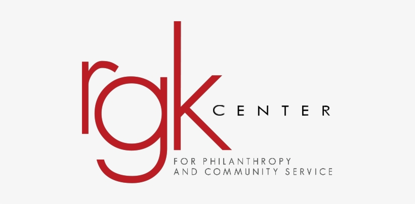 Rgk Center Main Logo - Rgk Center For Philanthropy And Community Service, transparent png #2433016